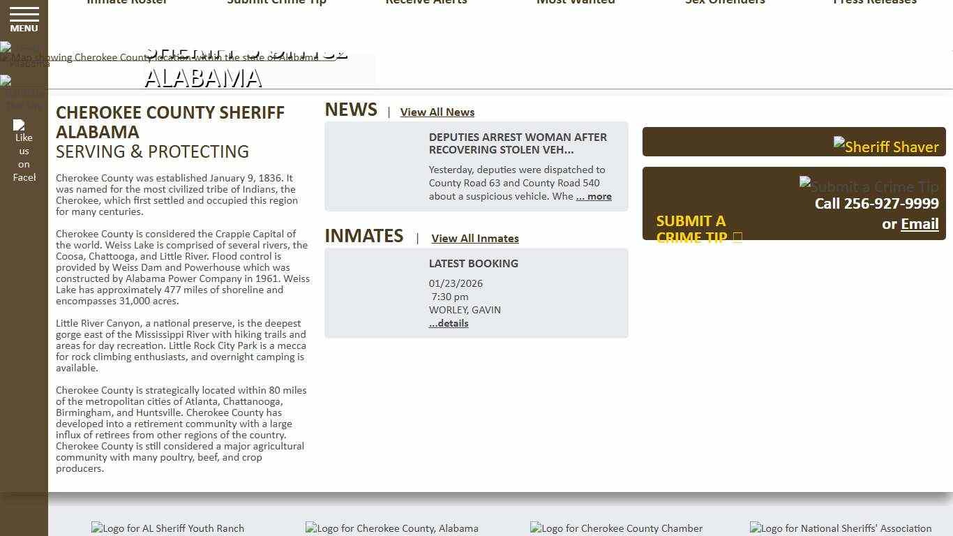 Cherokee County Sheriff AL